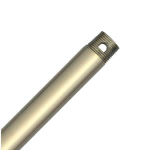 72 in. Brass Extension Downrod for 15 ft. ceilings