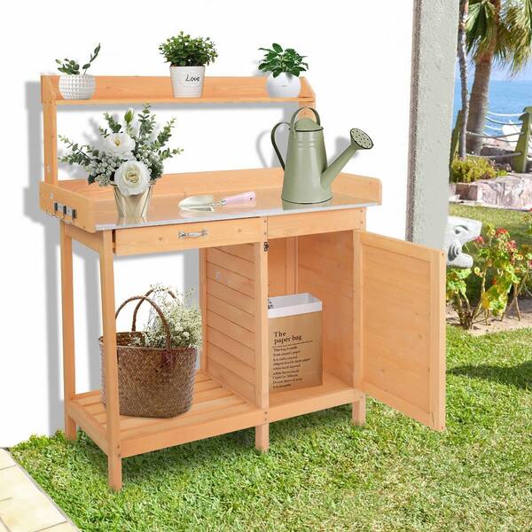 garden potting table home depot