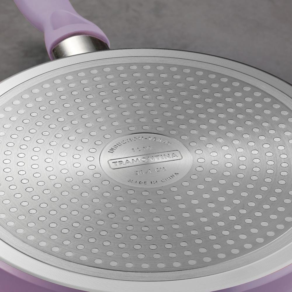 14-Piece Purple Aluminum Ceramic Cookware Set