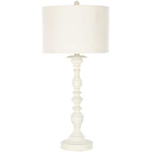Mamie 32.5 in. Cream Table Lamp