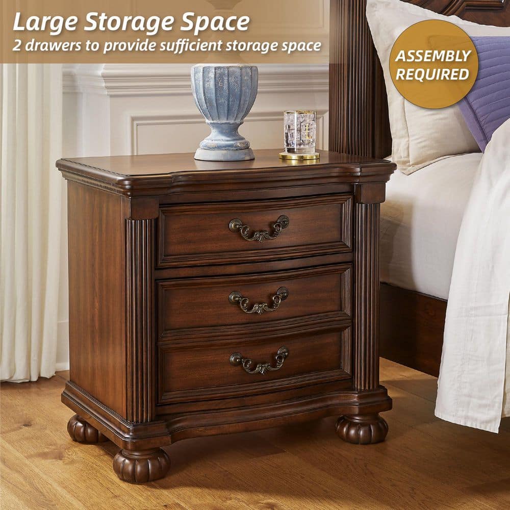 Signature DESIGN BY ASHLEY Lavinton Brown 2 Drawer 29 in. W