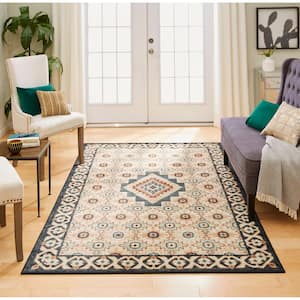 Clode Grey 10 ft. x 14 ft. Moroccan Area Rug