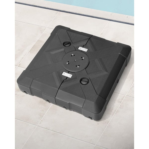 220 lbs. HDPE Patio Umbrella Base in Black