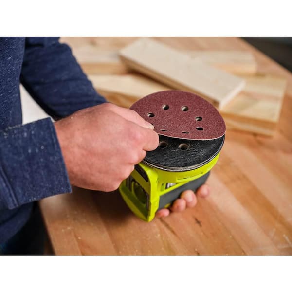 RYOBI 35-Piece 5 in. Random Orbit Sand Paper Assortment Set - 80, 120, and 220 Grit