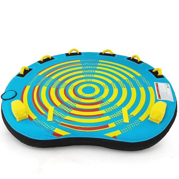 Towable Tube for Boating 1-3 Person Inflatable Boat Tube for Youth & Adult