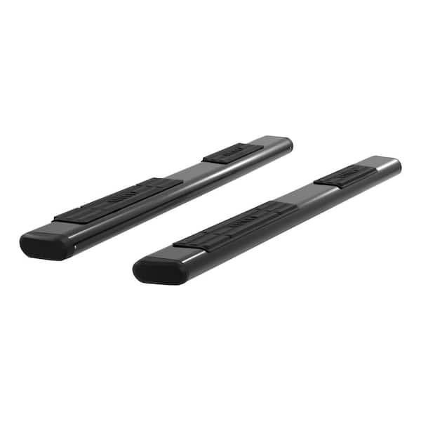 Aries 6" x 91" Black Aluminum Oval Side Bars (No Brackets)