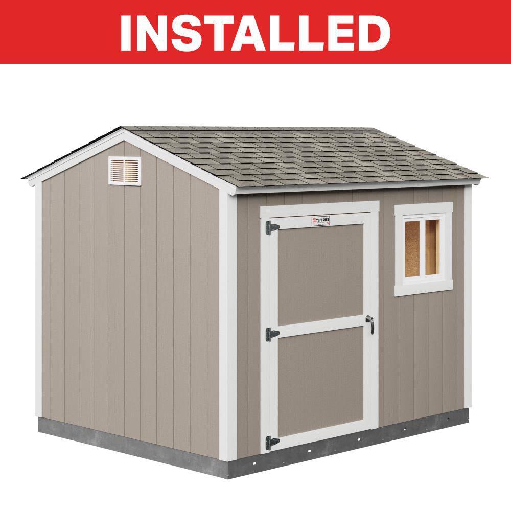 Tahoe Series Angora Installed Storage Shed 8 ft. x 10 ft. x 8 ft. 6 in. (80 sq. ft.) 7 ft. High Sidewall price history on PriceWatchPro
