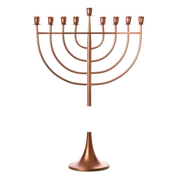 MENORAH CANDLE CUPS Wide style (Set of 9) Brass