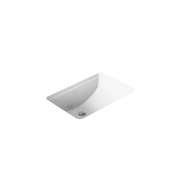 Ladena 20.9 in. x 14.38 in. Undermount Bathroom Sink in White Vitreous China