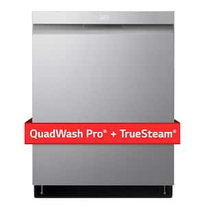 23.75 in. PrintProof Stainless Steel Smart Top Control Dishwasher with QuadWash Pro, Dynamic Dry and TrueSteam