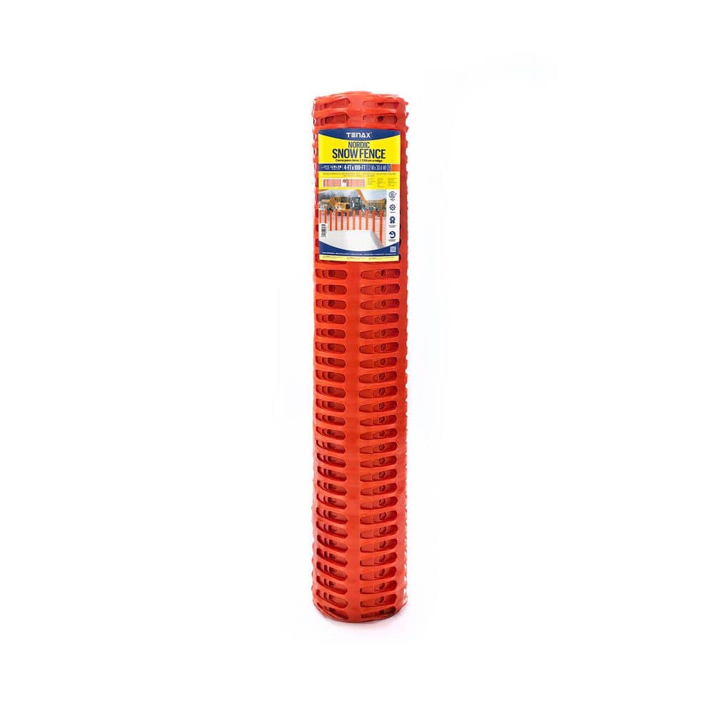 Nordic 4 ft x 100 ft Plastic Snow Fence Orange price history on PriceWatchPro