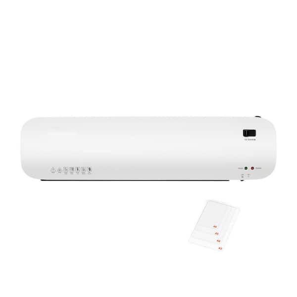 Laminator Machine White Food Vacuum Sealer with Thermal Laminator for Max A3 Paper Size 2-3 min Quick Warm Portable