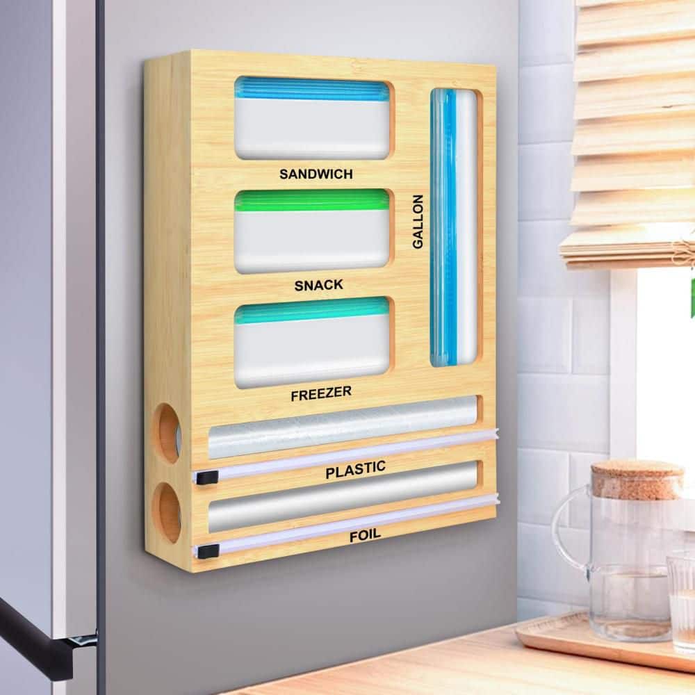 Magnetic Food Bag Storage Organizer for Drawer, Refrigerator, Compatible with Sandwich, Snack and Variety Size Bags price history on PriceWatchPro