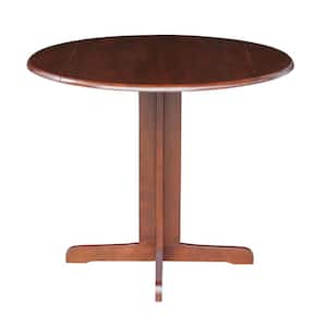 Espresso Solid Wood Dining Table
