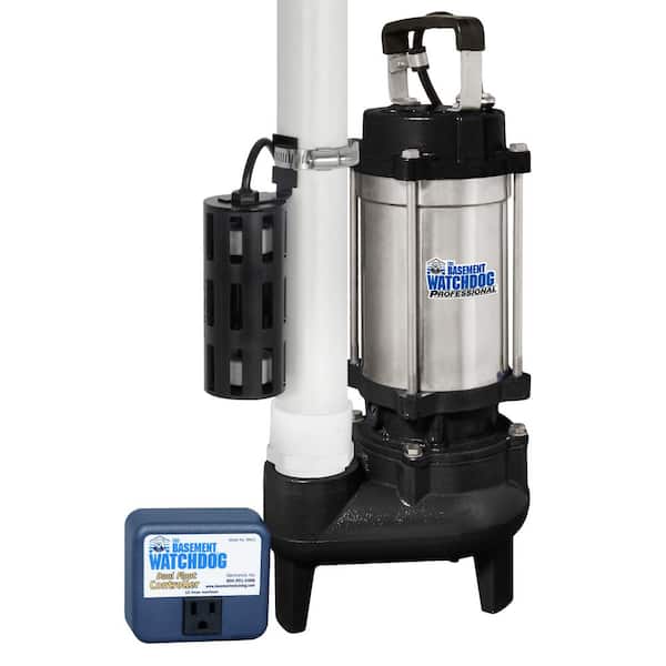 Basement Watchdog 1 HP Cast Iron / Stainless Steel Submersible Sump