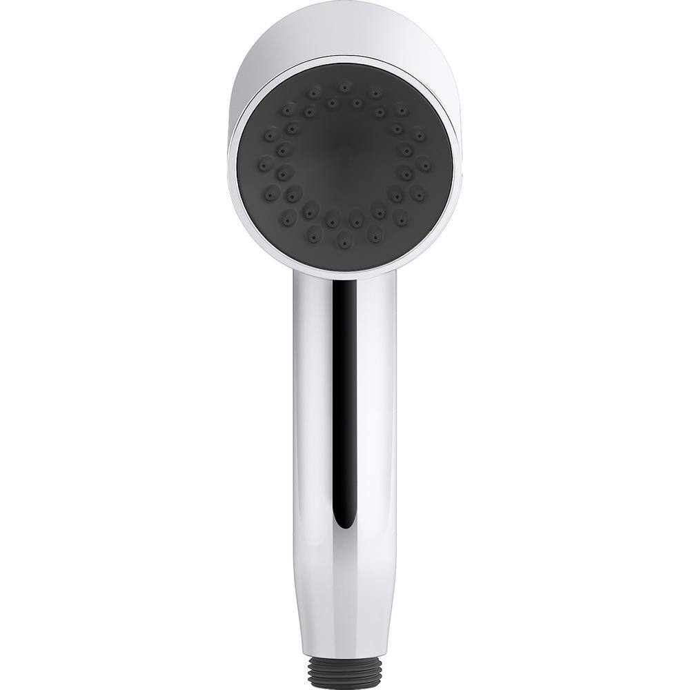 Compact Chrome Single Function Handheld Shower Head