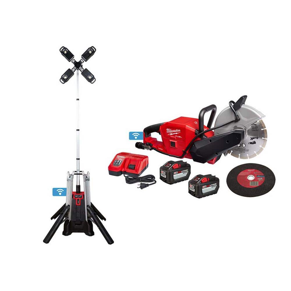 MX FUEL ROCKET Tower Light/Charger with M18 FUEL ONE-KEY 9 in. Cut Off Saw Kit price history on PriceWatchPro
