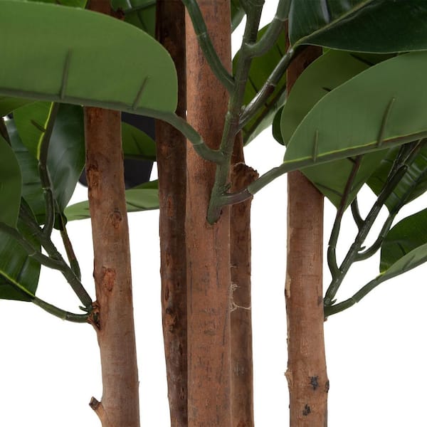 Pure Garden 72-inch Potted Bamboo Artificial Tree with Natural Feel Leaves  