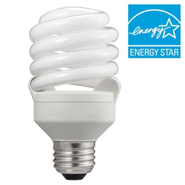 Philips 75W Equivalent Soft White (2700K) T2 Spiral CFL Light Bulb (E*)