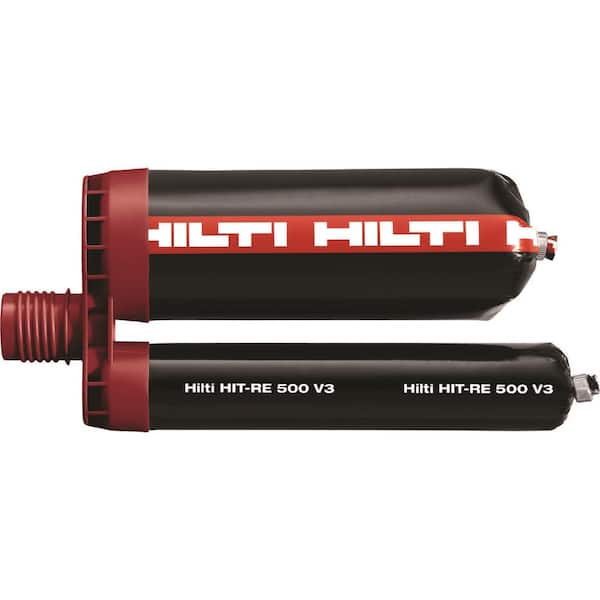 HIT-RE 500-V3 11.1 oz. Injectable Epoxy Mortar with Foil Packs, Mixer and  Extension (25-Pack)