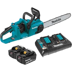 16 in. 18-Volt X2 (36-Volt) LXT Lithium-Ion Brushless Battery Chain Saw Kit (5.0Ah)