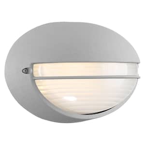 Clifton Satin LED Outdoor Bulkhead Light