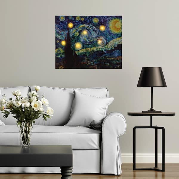 Denver Starry Night - Canvas Print - Night Light Designs