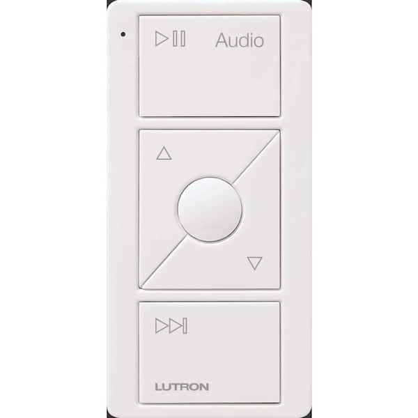 Lutron Pico Smart Remote for Audio, Works with Sonos, White (PJ2-3BRL-GWH-A02)