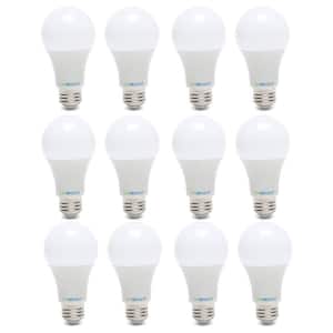 60-Watt Equivalent Soft White (2700K) A19 E26 Base LED Light Bulbs (12-Pack)