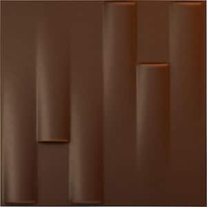 19 5/8 in. x 19 5/8 in. Hamilton EnduraWall Decorative 3D Wall Panel, Aged Metallic Rust (12-Pack for 32.04 Sq. Ft.)