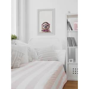 45 in. H x 30 in. W "Sloth with a Bow" by Marmont Hill Framed Wall Art