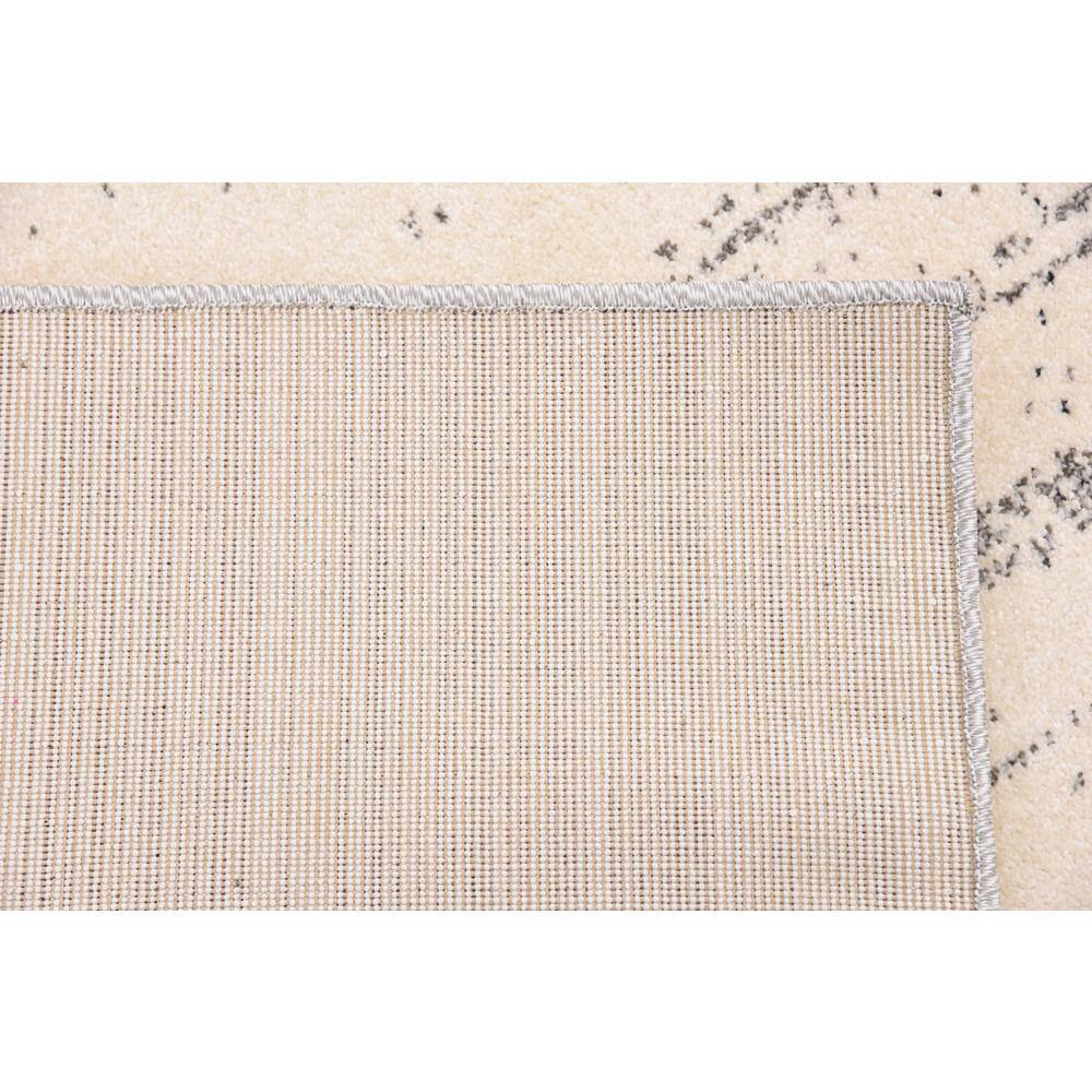 Gray Tufted Reversible Rectangular Washable Area Rug 8' x 11'