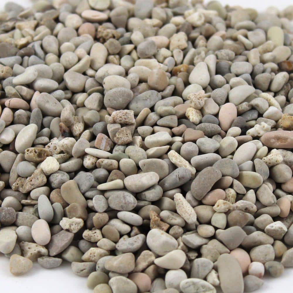 Cream Extra Small Gravel Landscaping Rocks for Drainage