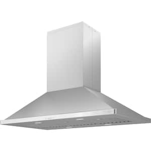 Siena Pro 48 in. 1200 CFM Island Mount with LED Light Range Hood in Stainless Steel