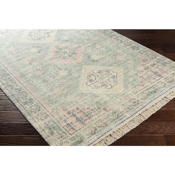 Nolan Sage Medallion 9 ft. x 12 ft. Indoor Area Rug