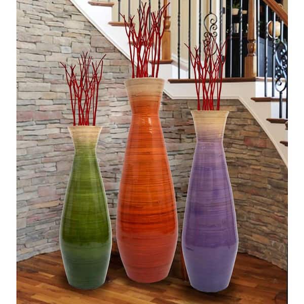 Classic with a twist: Stunning TCI Project  Floor vase decor, Vases  decor, Home decor vases