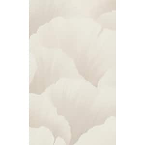 Beige Coral Like Petals Bold Floral Printed Non-Woven Non-Pasted Textured Wallpaper 57 sq. ft.