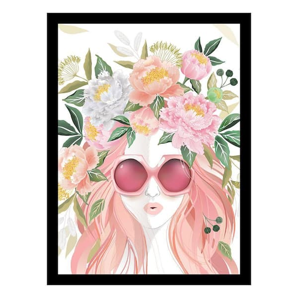 VENICE BEACH Collections Beauty From within Flowerhead by Unknown 1 Piece Framed Graphic Print Abstract Poster Art Print 18 in. x 14 in.