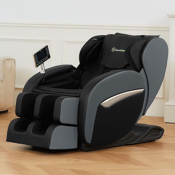 Jinseed Favor-BS07 Black color heated Full Body Massage Chair with faux leather zero gravity mode and Bluetooth music player