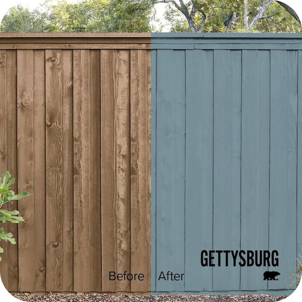 1 gal. #SC-113 Gettysburg Solid Color House and Fence Exterior Wood Stain