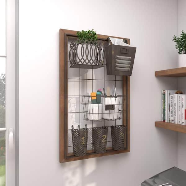 Wall mounted magazine discount rack