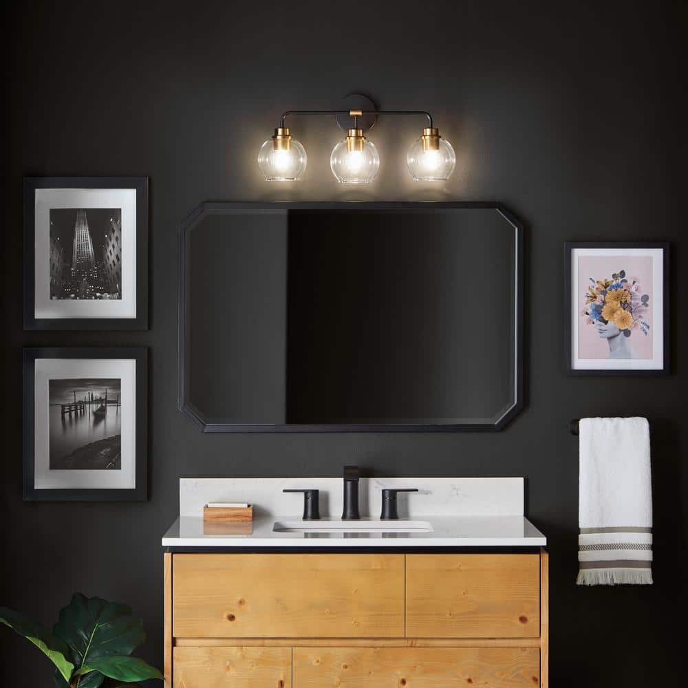 Matte Black Modern Wall Mounted Hand Towel Bar