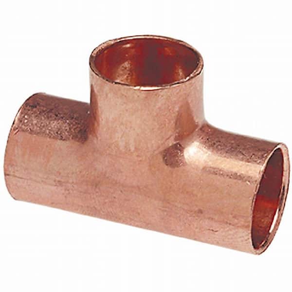 Everbilt 1/2 in. Copper All Cup Tee Fitting (10-Pack)