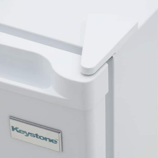 Keystone 3.1 Cu. ft. 2-Door Compact Refrigerator/Freezer - White