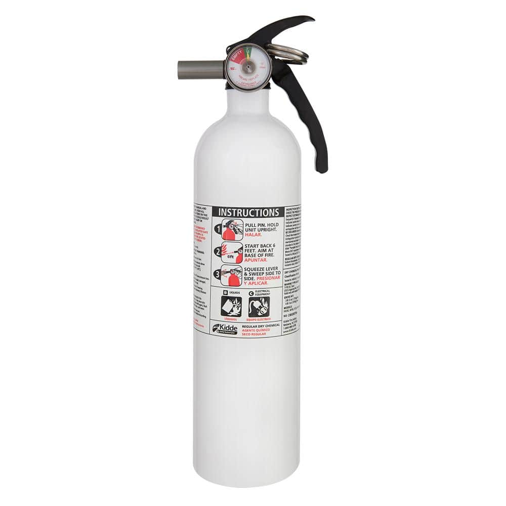 Kidde 10-B:C Automotive & Marine Fire Extinguisher 21027411MTL - The Home  Depot