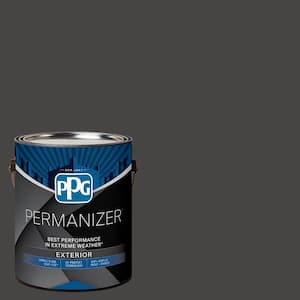 1 gal. PPG1011-7 Onyx Semi-Gloss Exterior Paint