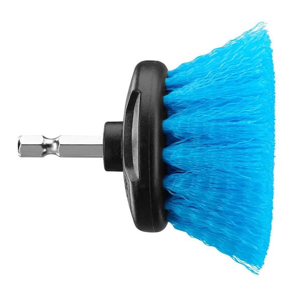 Drillbrush Cleaning Supplies - Detail Brush Set - Upholstery Cleaner -  Carpet Cleaner Scrub Brush - Auto Brush Cleaning - Drill Brush Pads -  Rotary Drill Brush Cordless Scrubber - Auto Leather