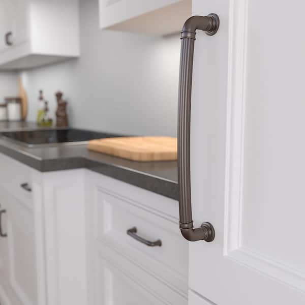 Casoria Collection 12-5/8 in. (320 mm) Classic Honey Bronze Round Cabinet Bar Pull