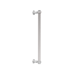 Contemporary 18 in. Back to Back Shower Door Pull in Polished Chrome