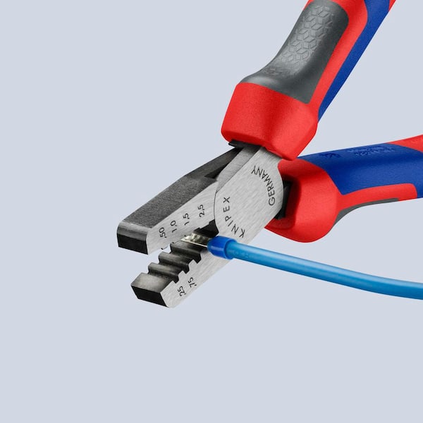 KNIPEX CRIMPING PLIERS FOR END SLEEVES 9761-145A | eBay